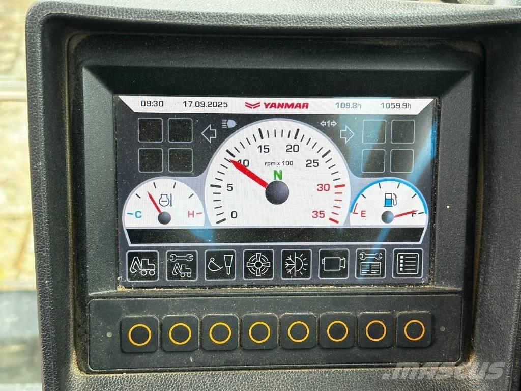 Yanmar B 110 W Wheeled Excavators