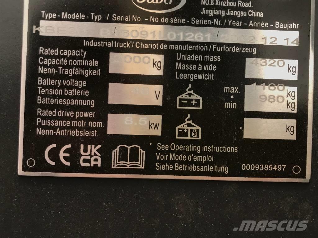 Baoli KBE 20 N Electric Forklifts