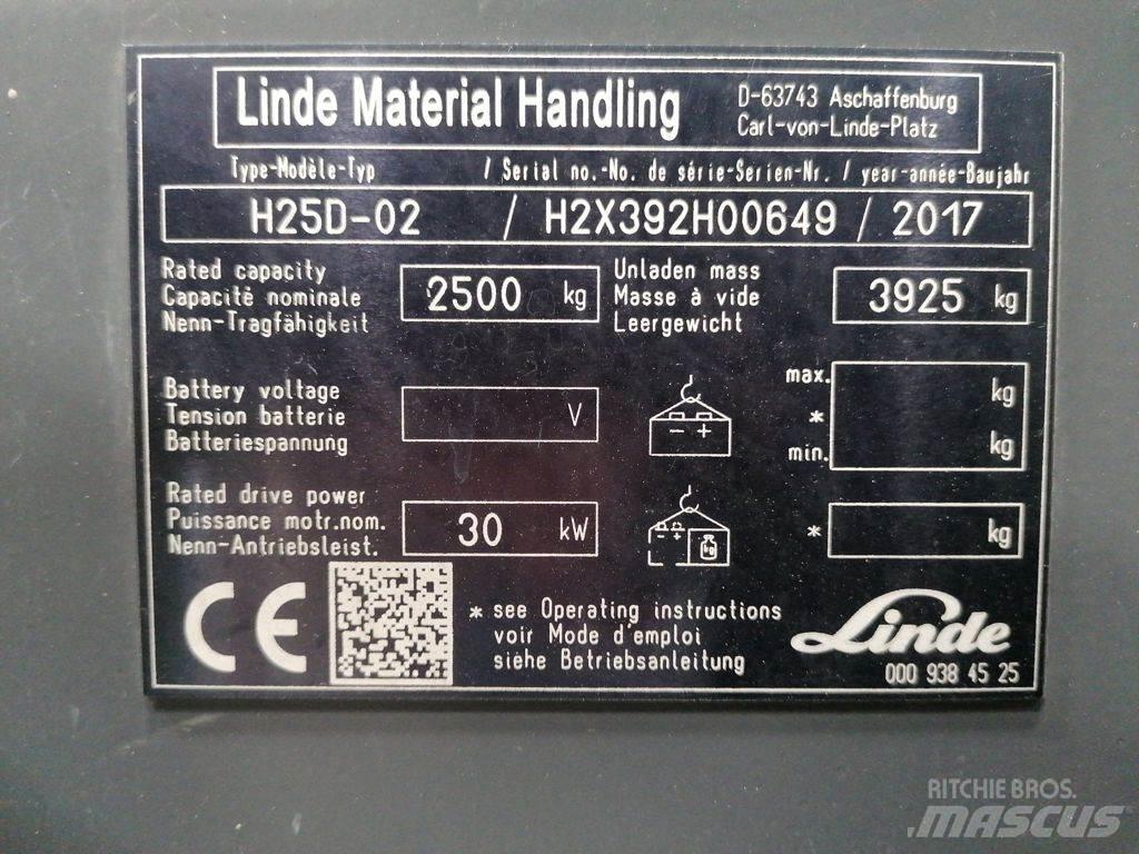 Linde H25D-02 Diesel Forklifts