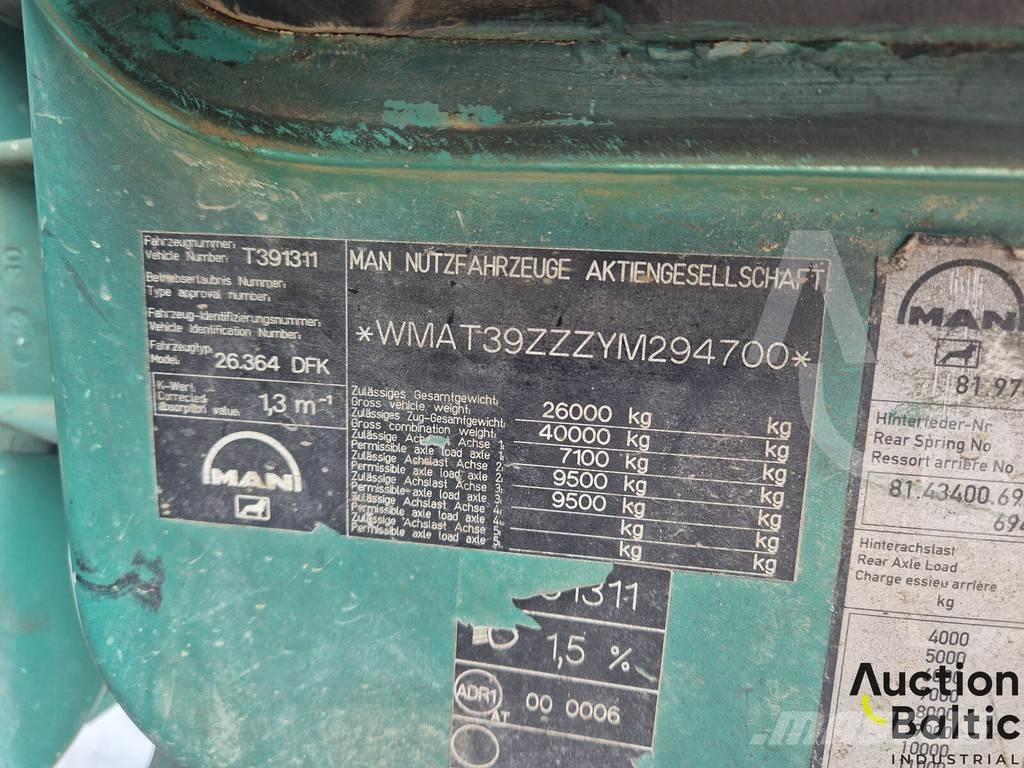 MAN 26.364 Dump Trucks