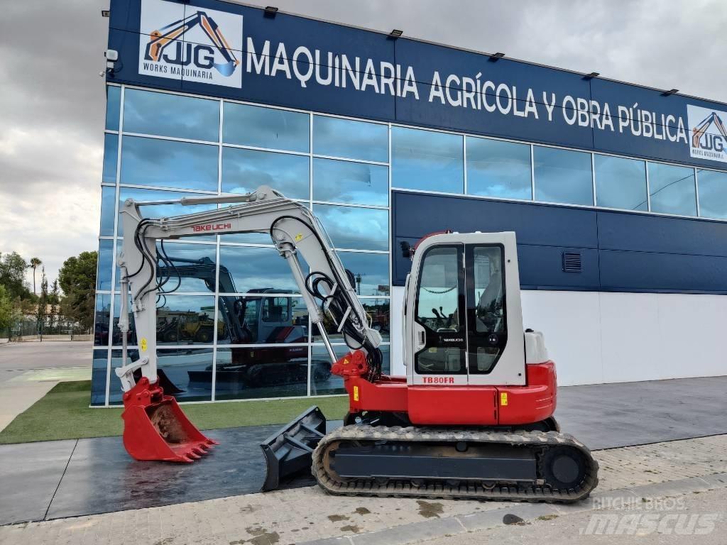 Takeuchi TB 80 FR Mini Excavators <7t (Mini Diggers)