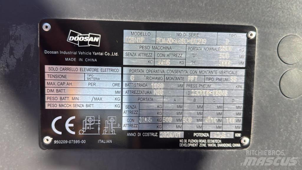 Bobcat D 25 NXP Diesel Forklifts