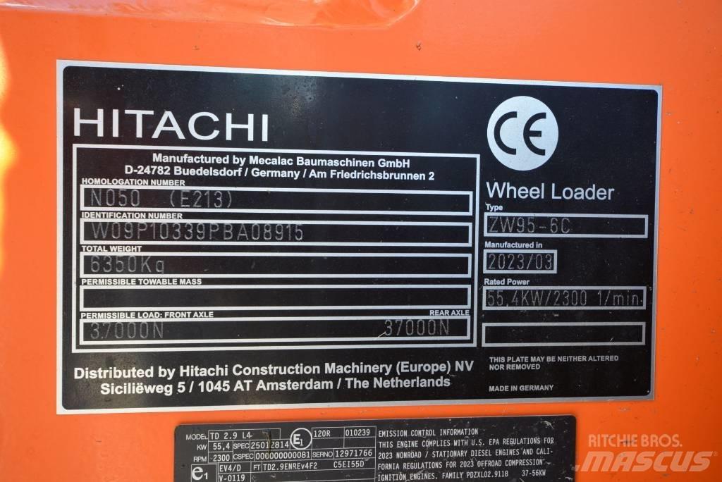 Hitachi ZW 95-6 C Wheel Loaders