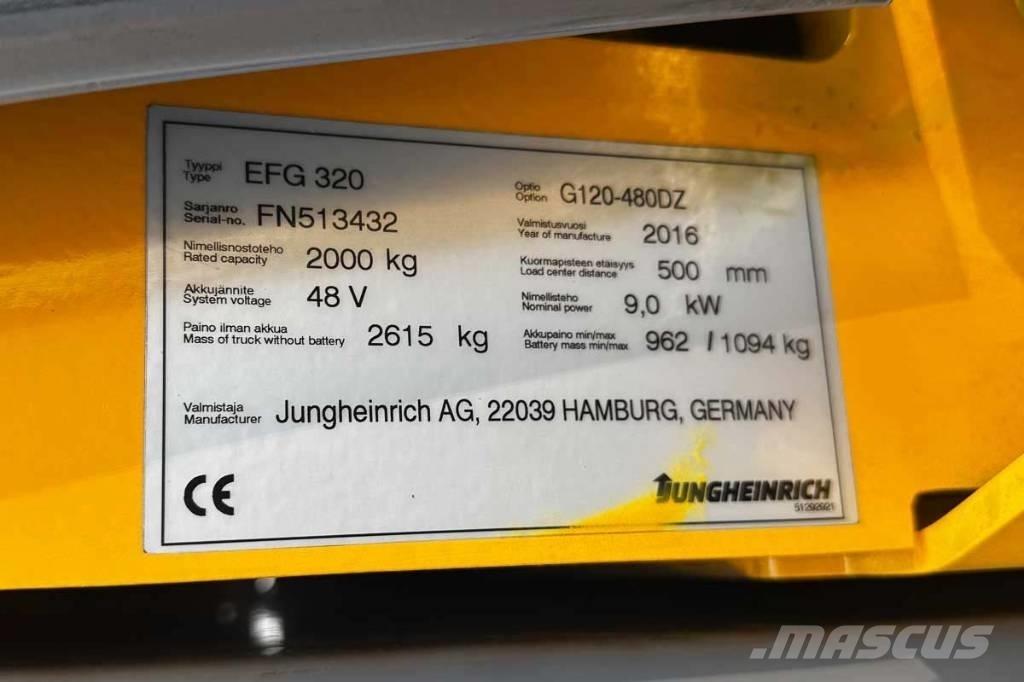 Jungheinrich EFG 320 Electric Forklifts