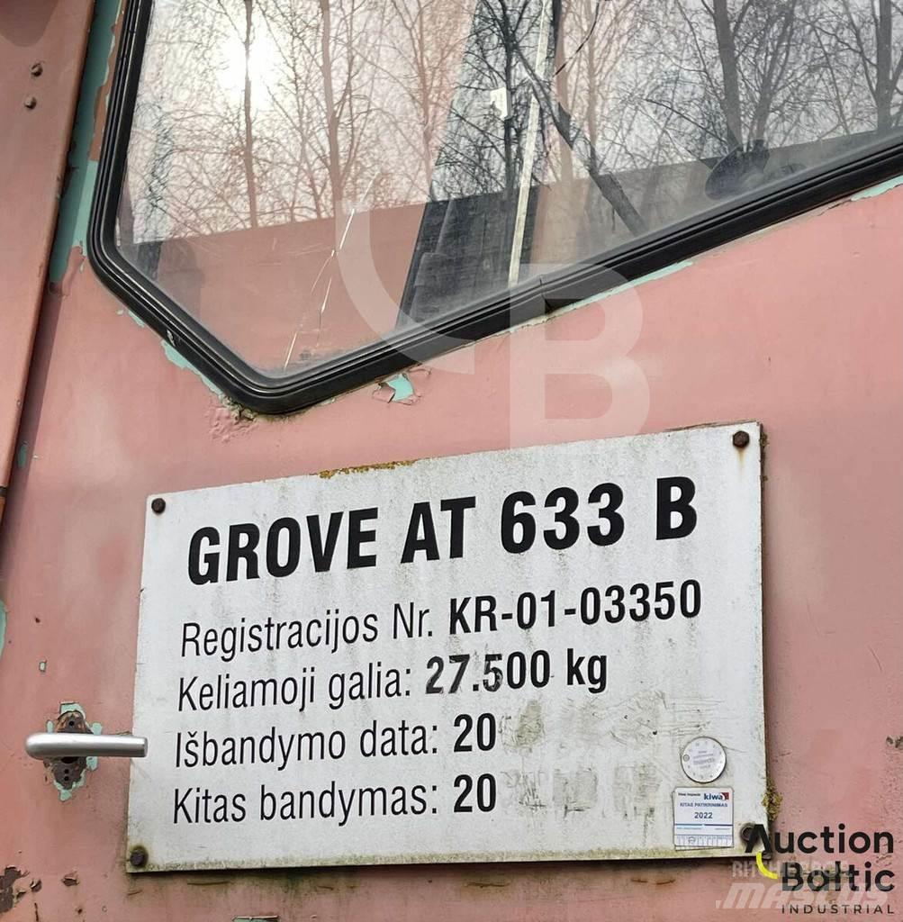 Grove AT 633 B Mobile and all terrain cranes