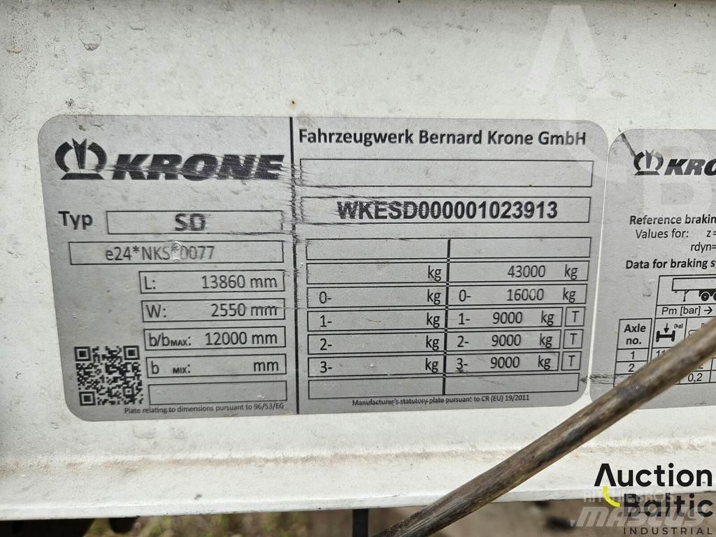 Krone SK 3855 Curtain  trailers
