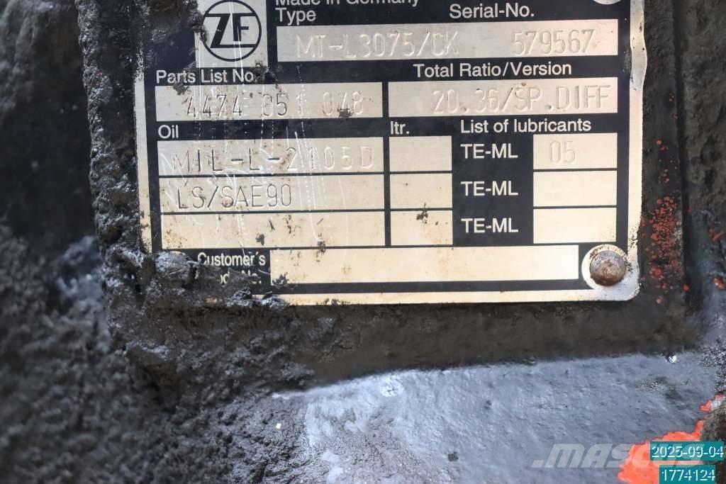 Huddig 1160 Axles