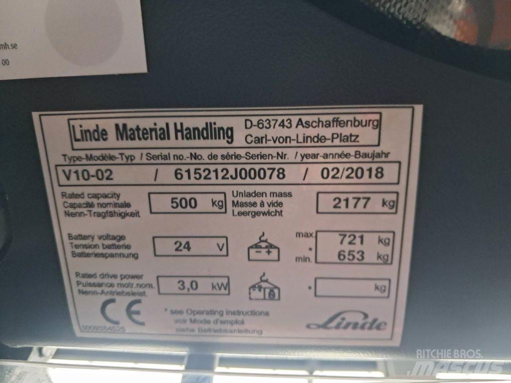 Linde V10-02 Low lift order picker