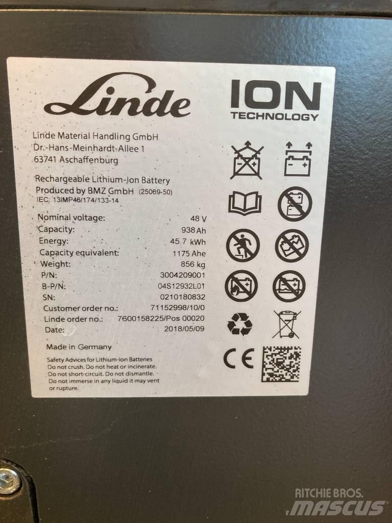 Linde E16/386 Li-ION Electric Forklifts