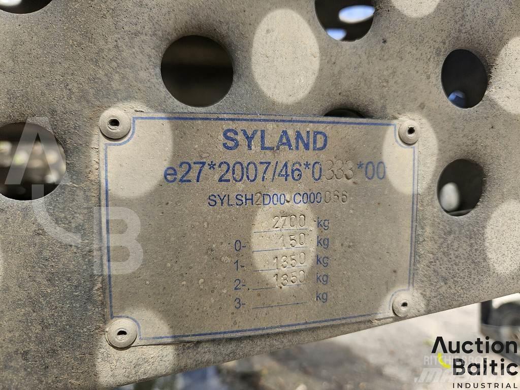  Syland SH2D Curtain  trailers