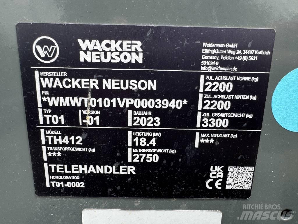 Wacker Neuson TH412 Telescopic Handlers