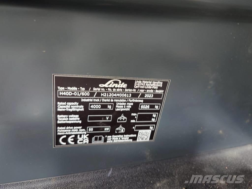 Linde H40D/600/1204 Diesel Forklifts