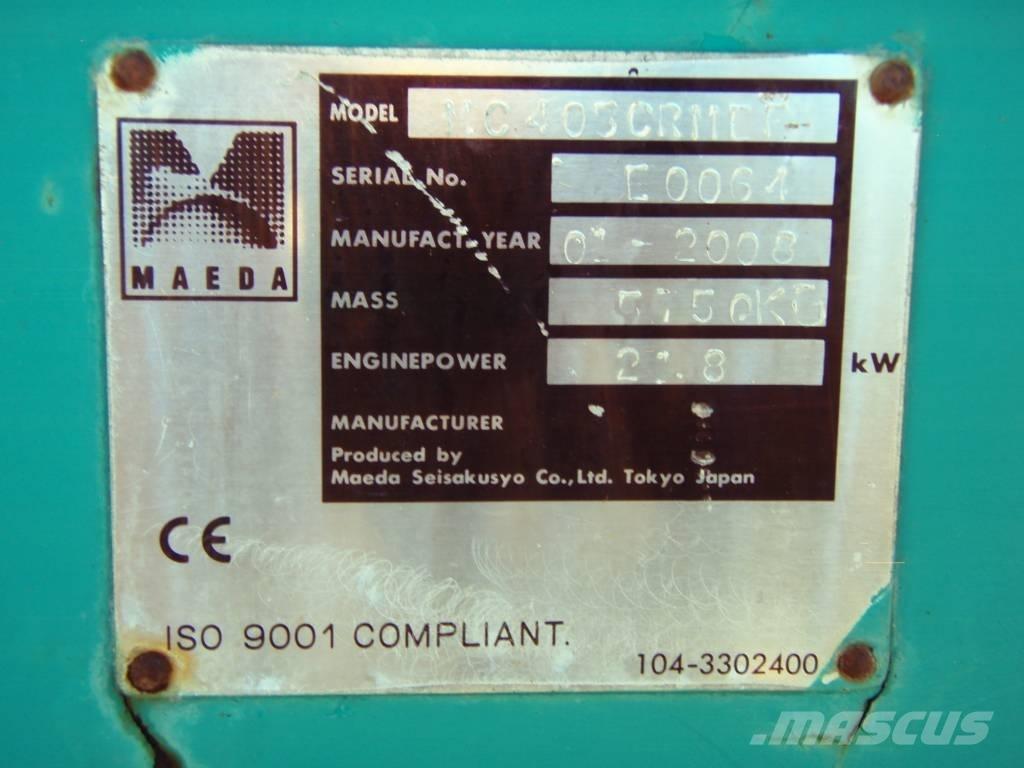 Maeda MC 405 CRME Crawler Cranes