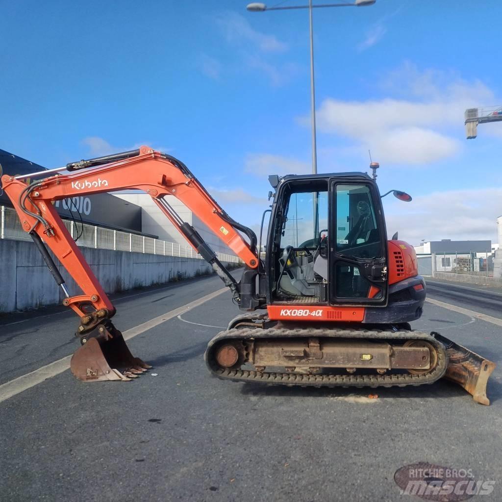 Kubota KX 080-4A Mini excavators  7t - 12t