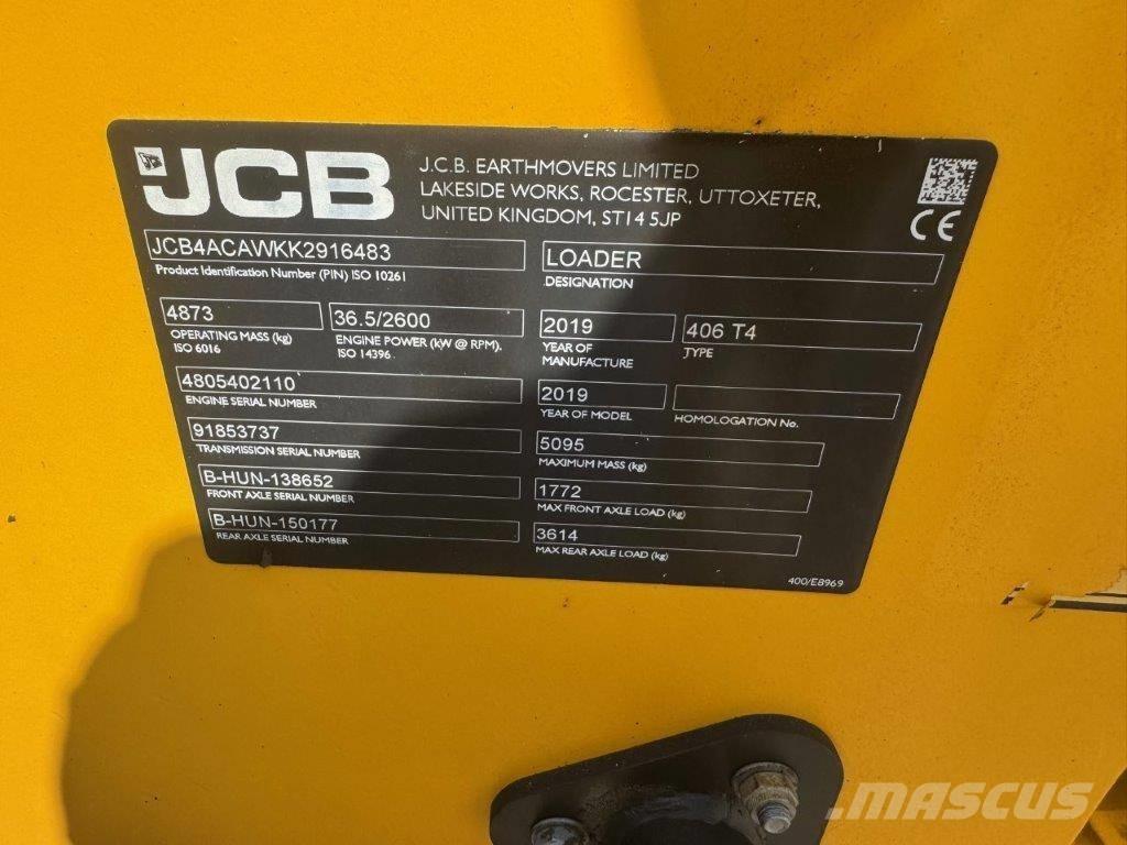 JCB 406 T4 Wheel Loaders