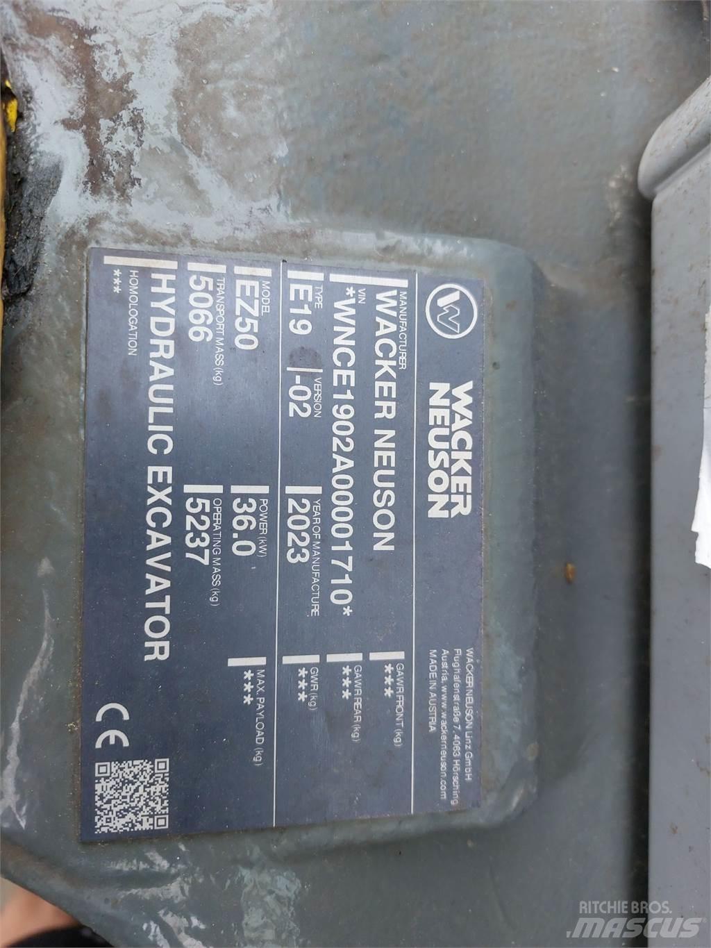 Wacker Neuson EZ50 Crawler Excavators
