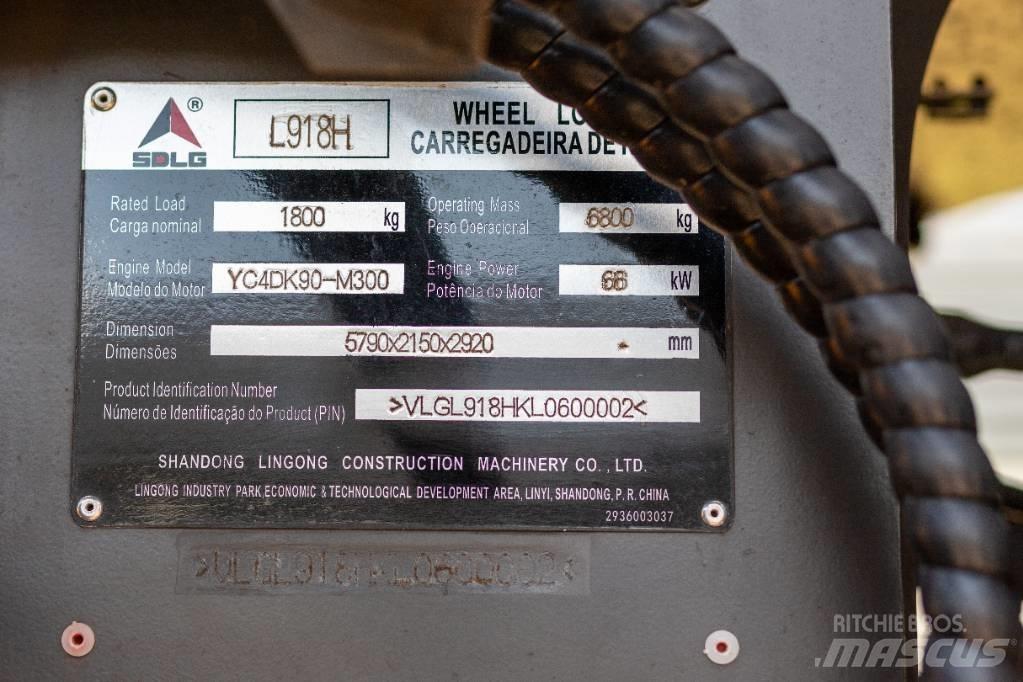 SDLG 918H Wheel Loaders