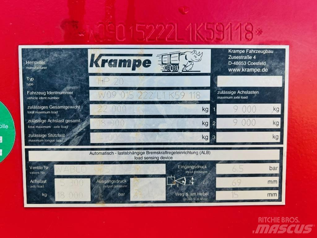 Krampe HP 20 Tip Trailers