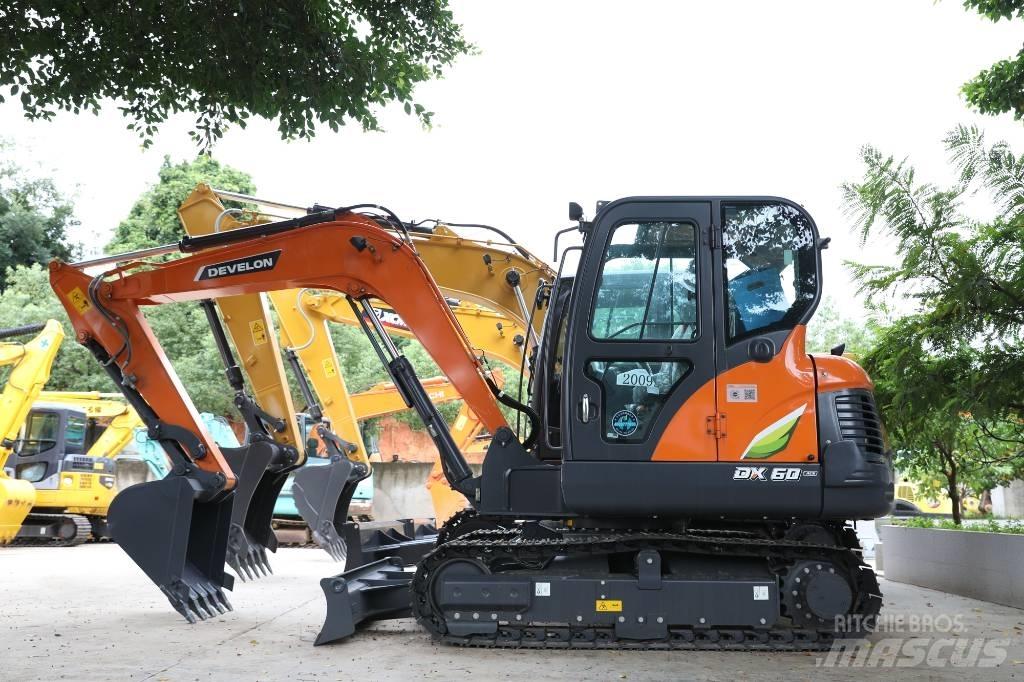 Develon DX 60 E-10 N Wheeled Excavators