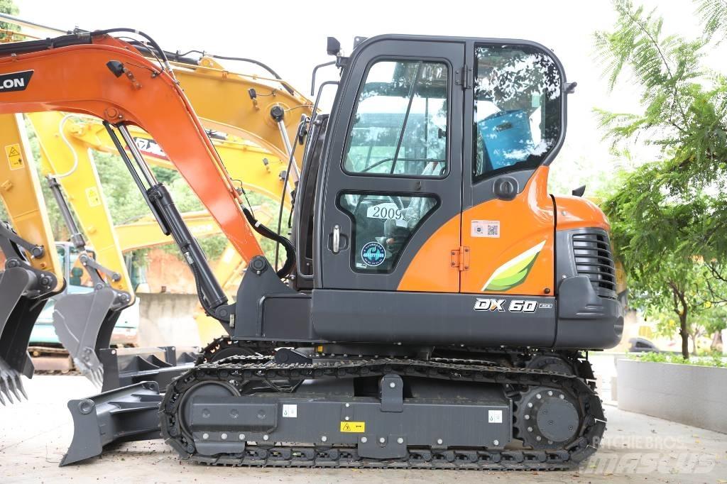 Develon DX 60 E-10 N Wheeled Excavators