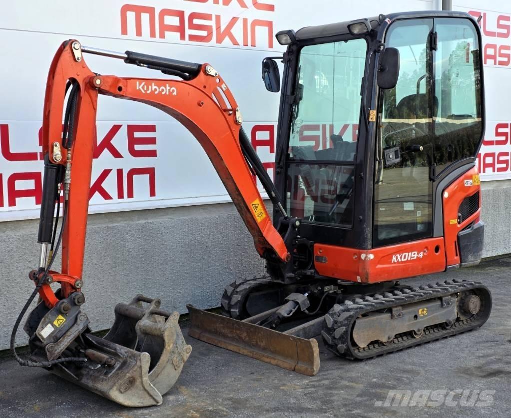 Kubota KX 019-4 Mini Excavators <7t (Mini Diggers)