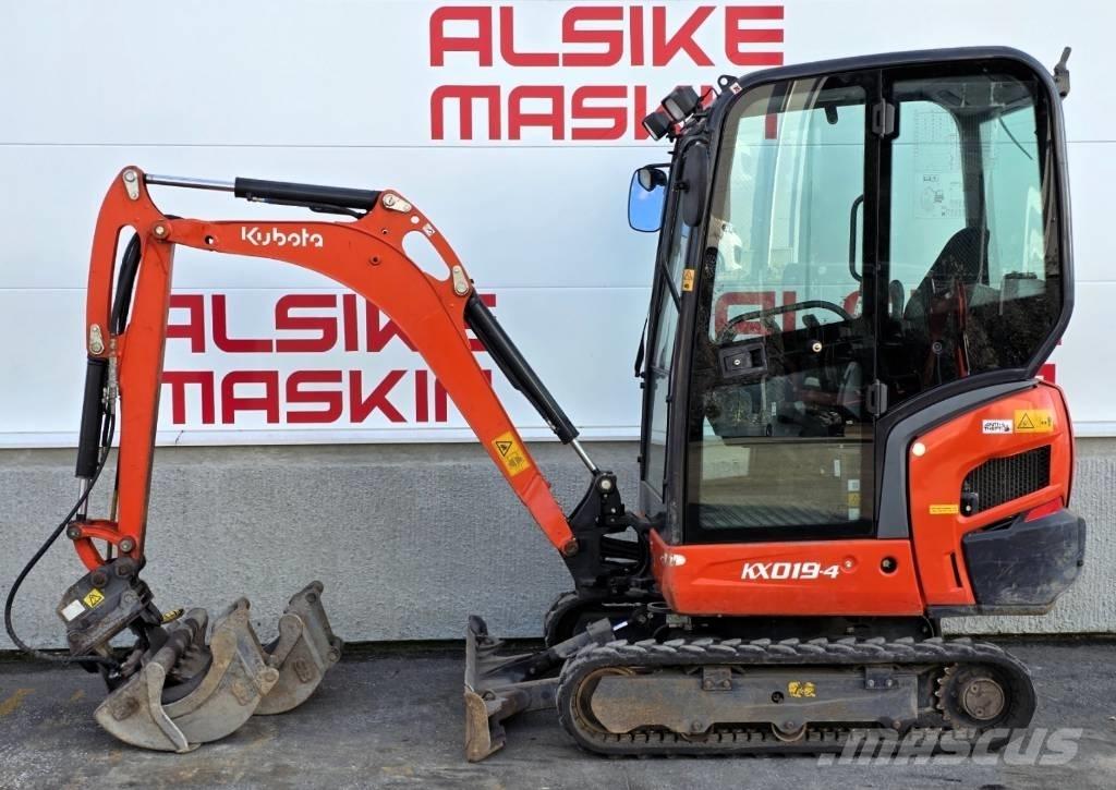 Kubota KX 019-4 Mini Excavators <7t (Mini Diggers)