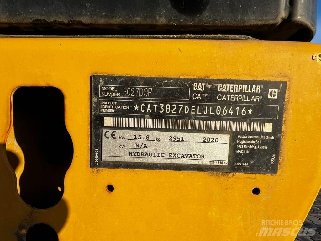 CAT 302.7 DCR Mini Excavators <7t (Mini Diggers)
