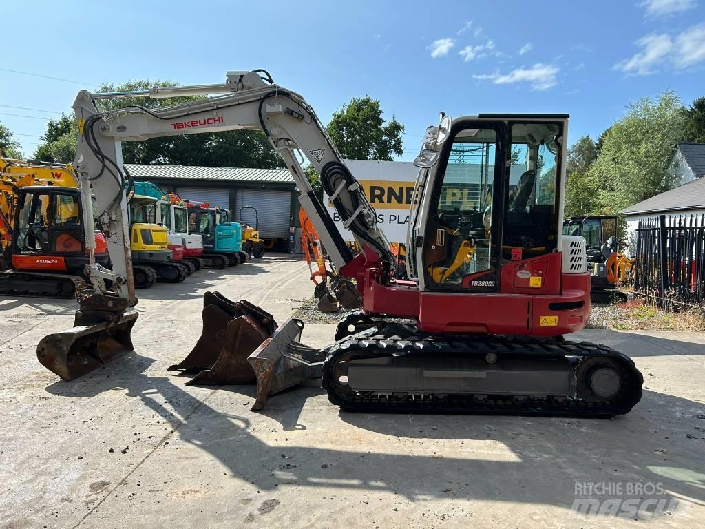 Takeuchi TB 280 FR Mini excavators  7t - 12t