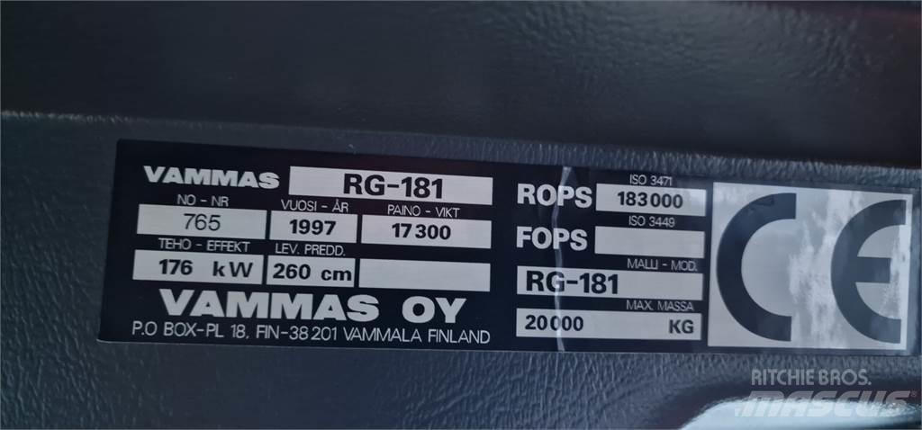 Vammas RG181 Motor Graders