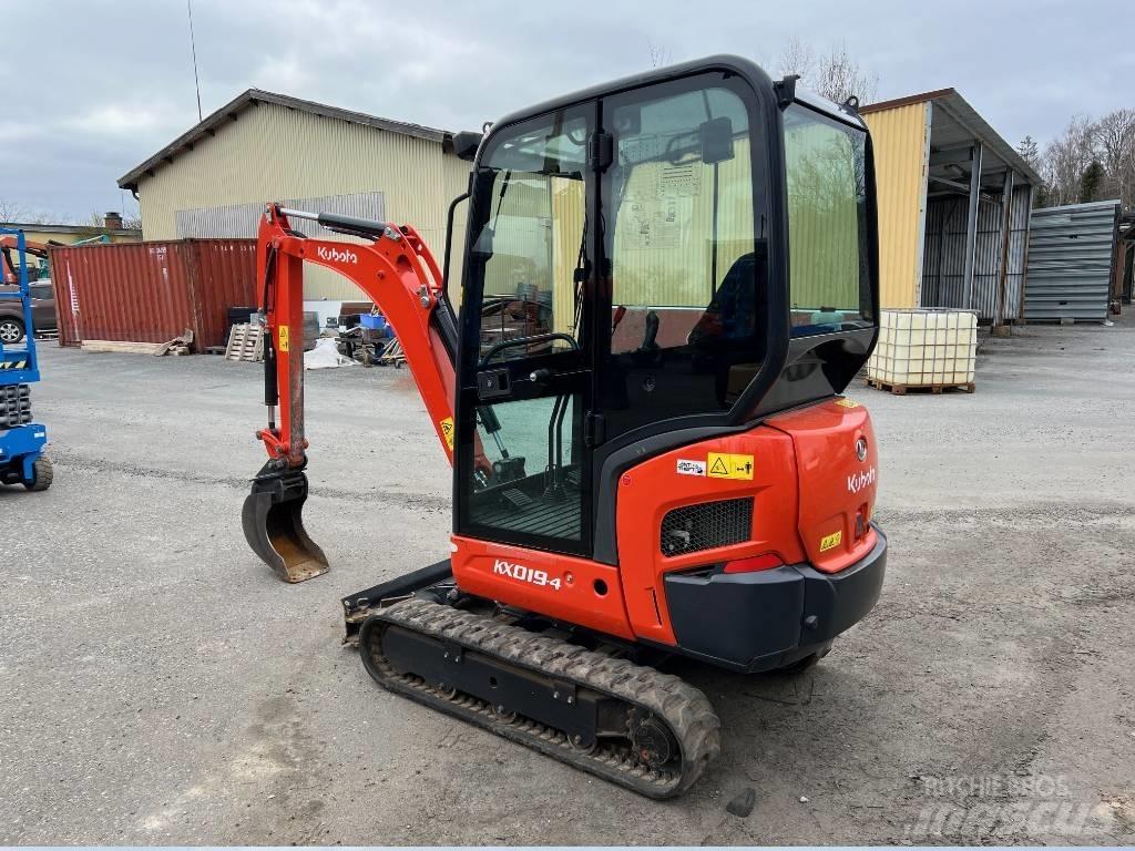 Kubota KX -019-4 Mini Excavators <7t (Mini Diggers)