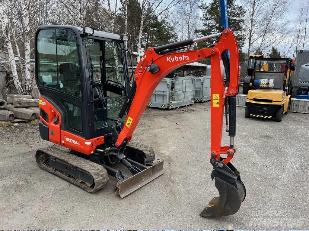 Kubota KX -019-4 Mini Excavators <7t (Mini Diggers)
