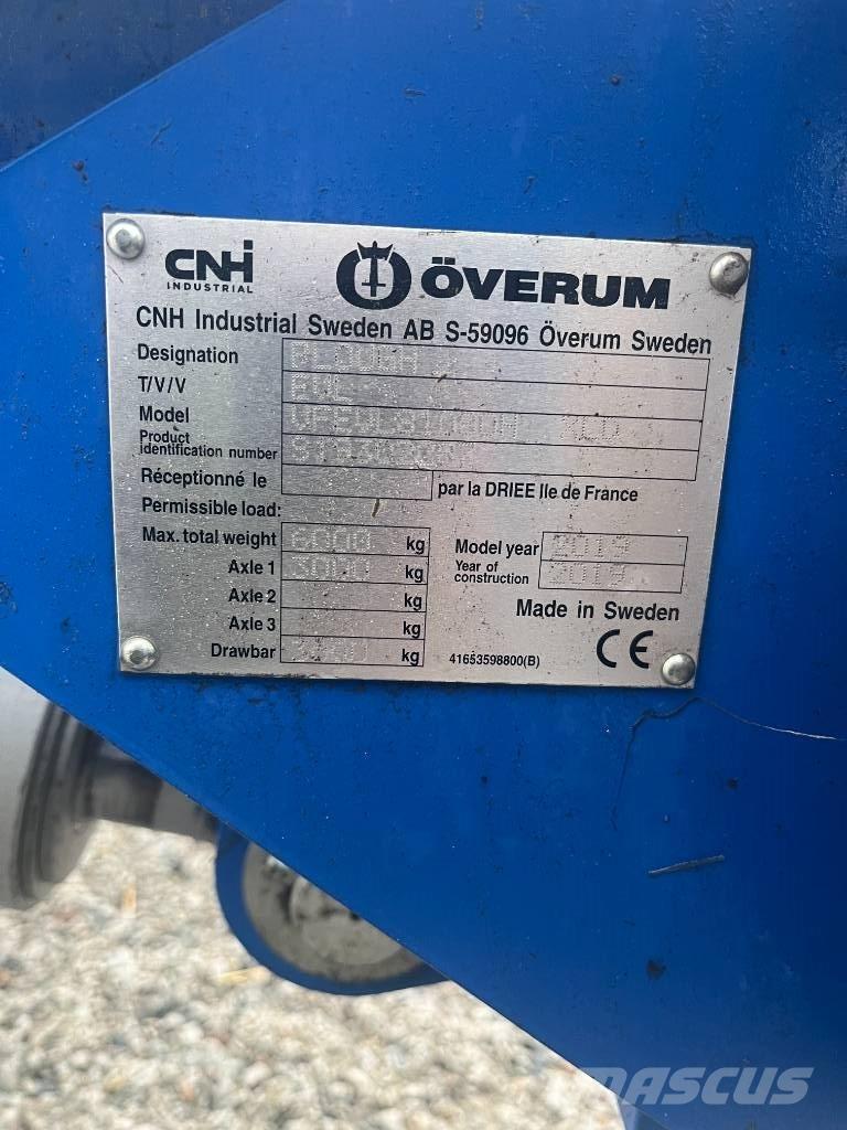 Överum VariFlexEVL Reversible ploughs