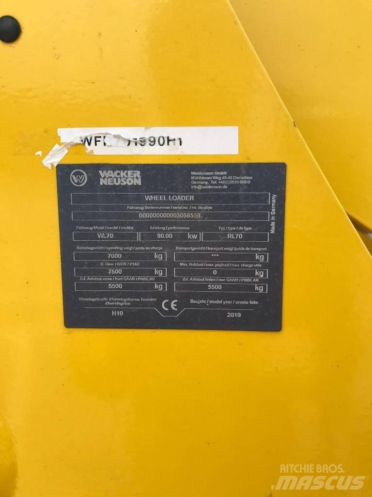 Wacker Neuson WL70 Front Loaders