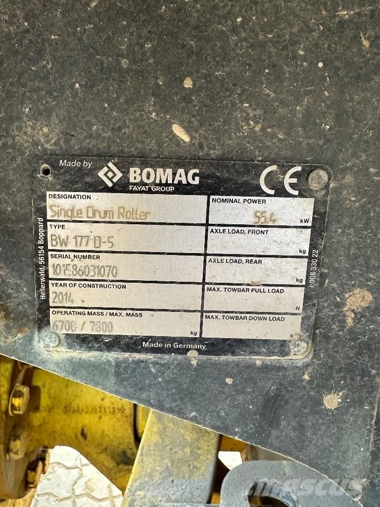 Bomag BW 177 D-5 Soil Compactors