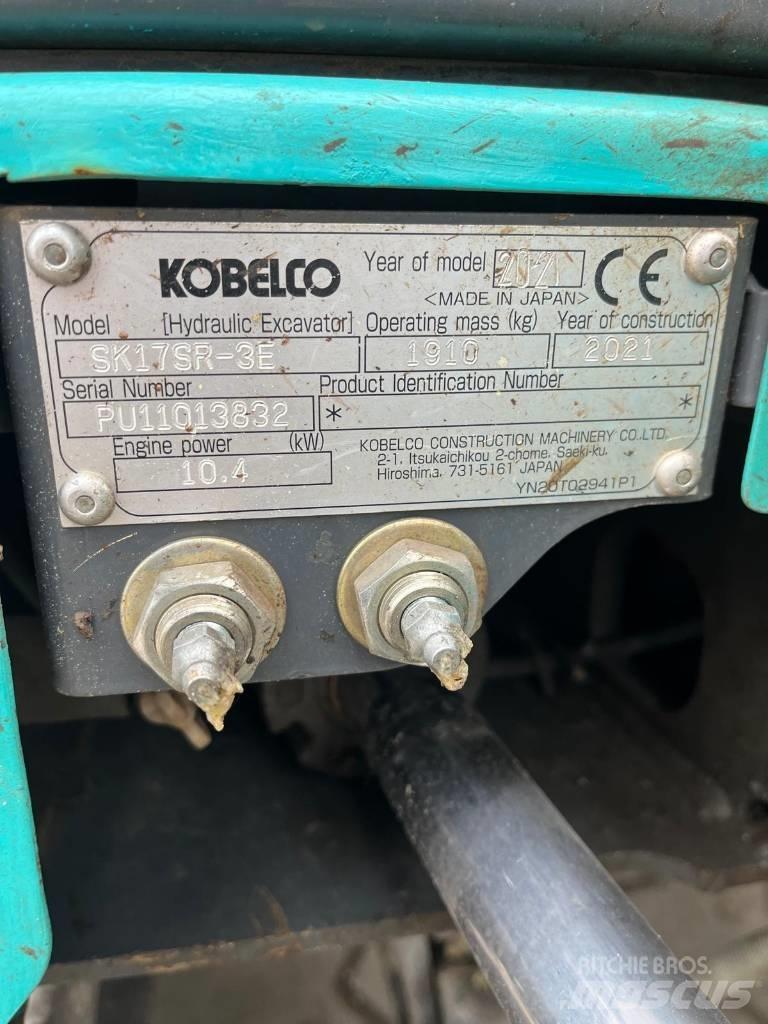 Kobelco SK 17 SR-3E Mini Excavators <7t (Mini Diggers)