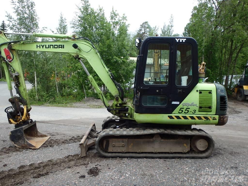 Hyundai Robex 55-3 Mini Excavators <7t (Mini Diggers)