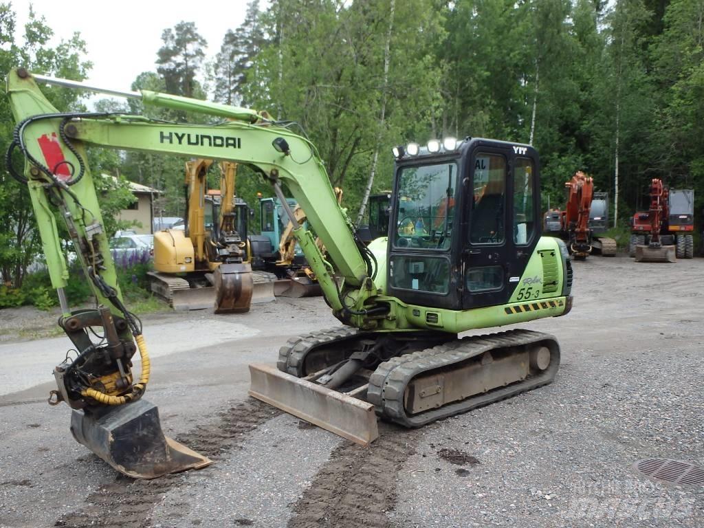 Hyundai Robex 55-3 Mini Excavators <7t (Mini Diggers)
