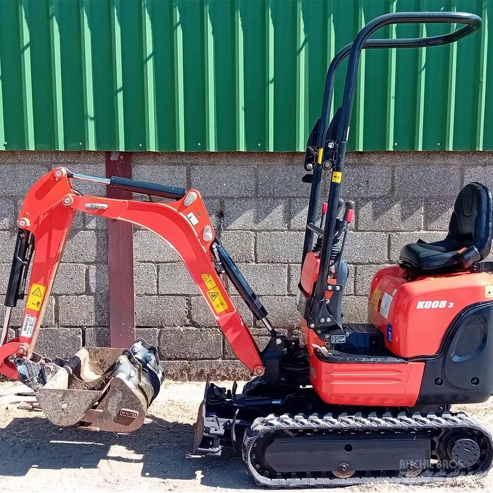 Kubota K008-3 Mini Excavators <7t (Mini Diggers)