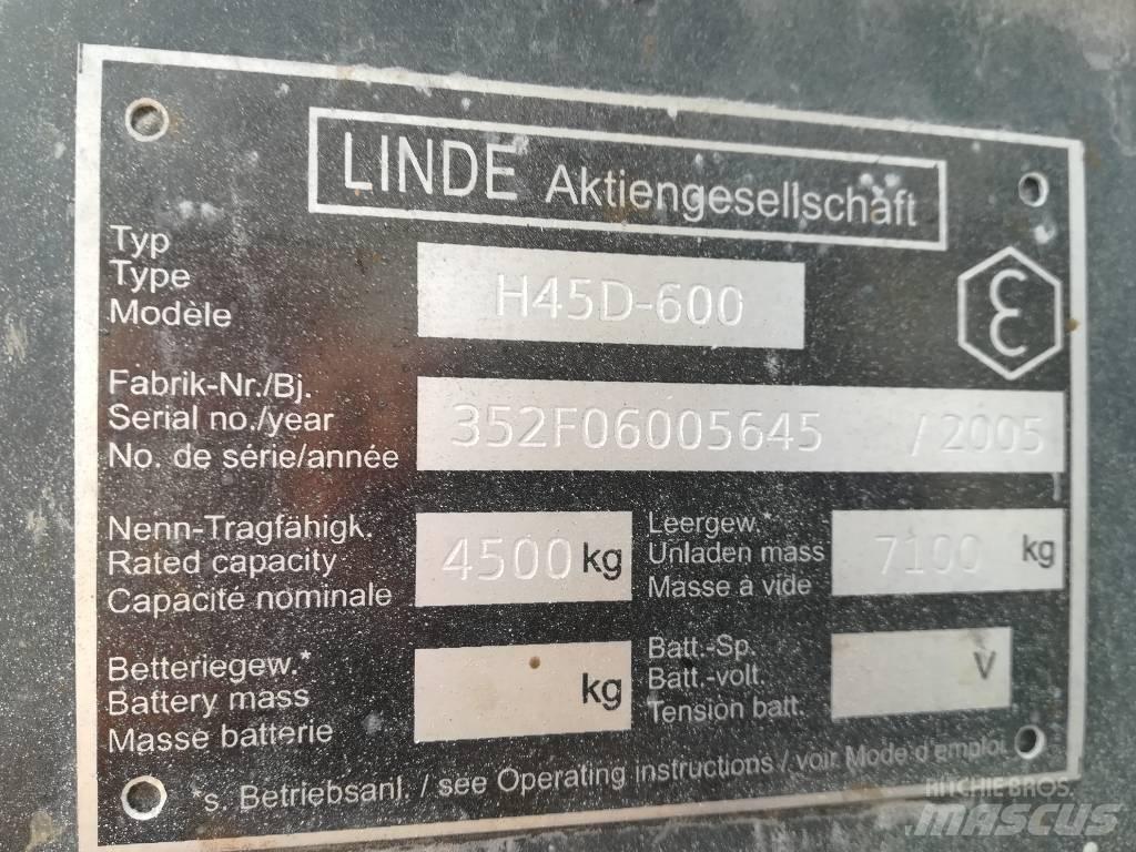 Linde H 45 D 600 Diesel Forklifts