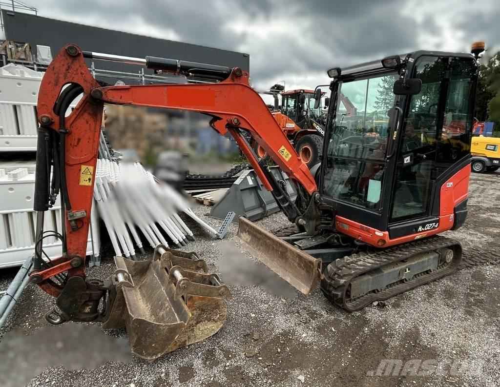 Kubota KX 027 Mini Excavators <7t (Mini Diggers)