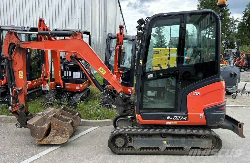 Kubota KX 027 Mini Excavators <7t (Mini Diggers)