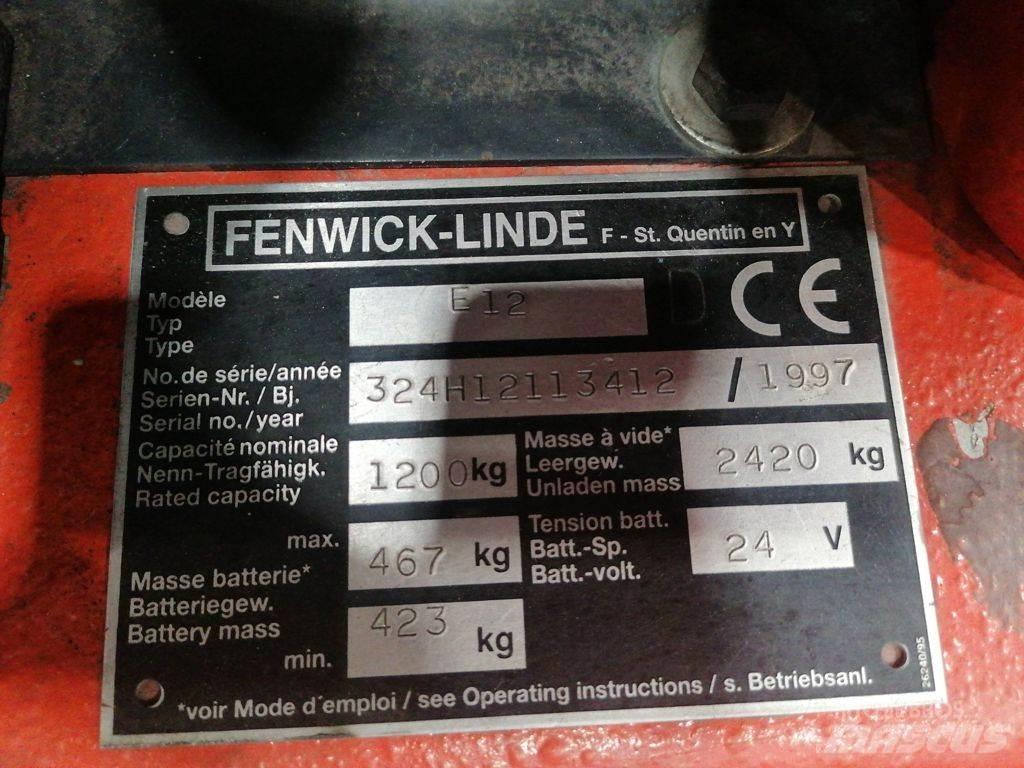 Linde E12 Electric Forklifts