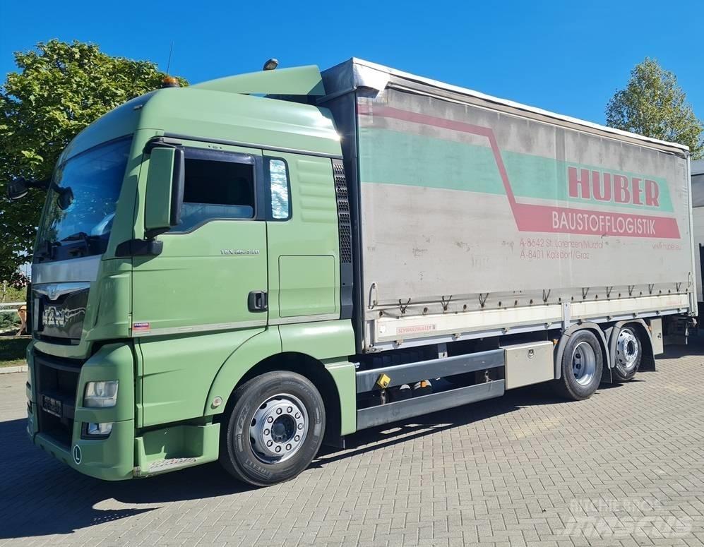 MAN 26.440 / 7.4m / LIFT Curtain Side Trucks