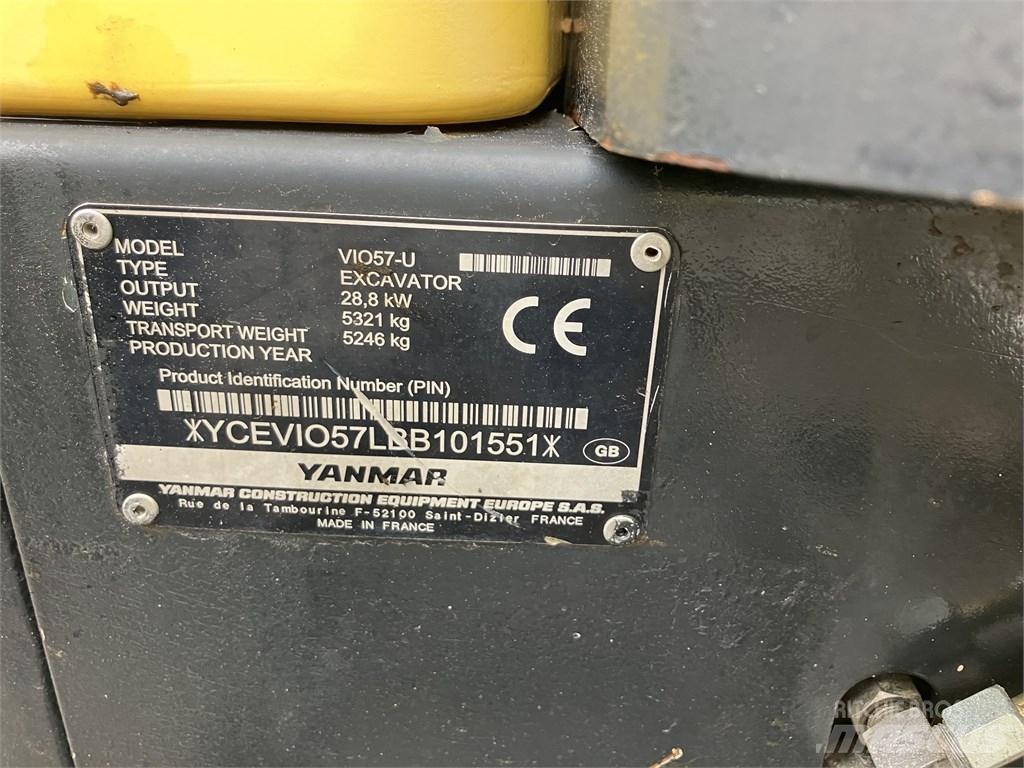 Yanmar Vio 57 U Mini Excavators <7t (Mini Diggers)