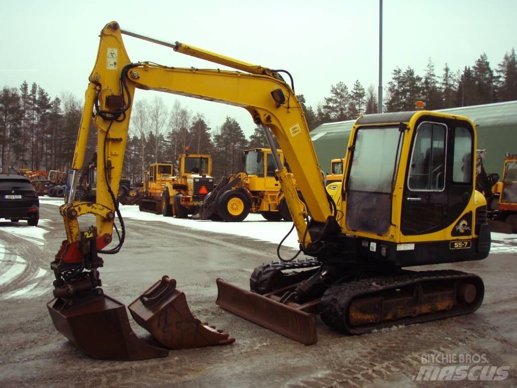 Hyundai Robex 55-7 Mini Excavators <7t (Mini Diggers)