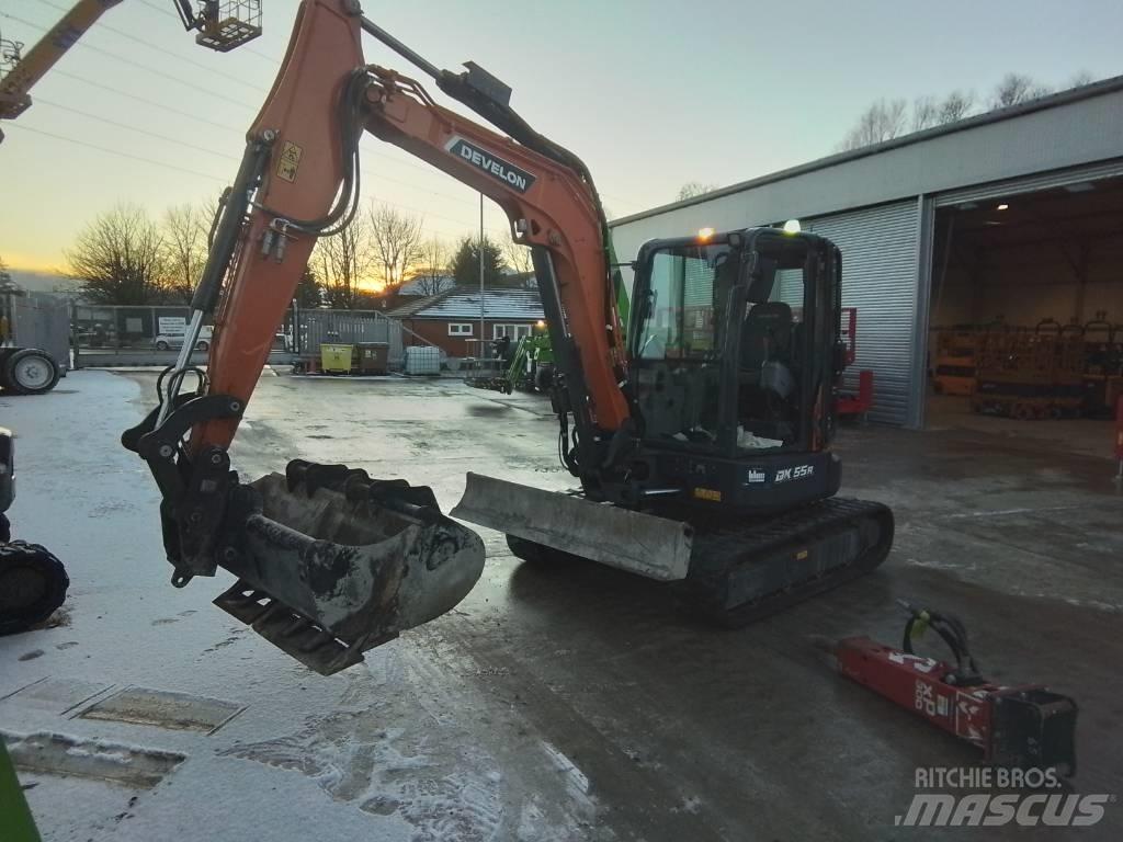 Develon DX 55 -7 Mini Excavators <7t (Mini Diggers)