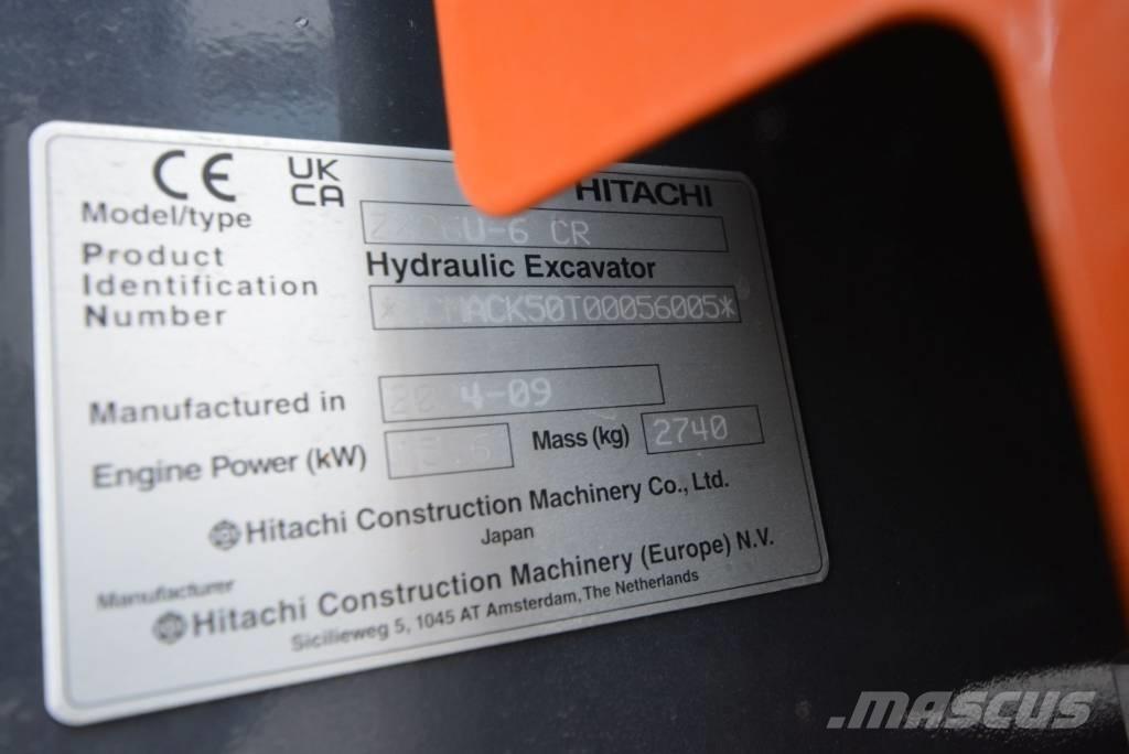 Hitachi ZX 26 U-6 Mini Excavators <7t (Mini Diggers)