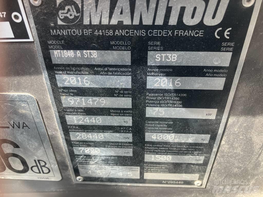 Manitou MT 1840 A Telescopic Handlers