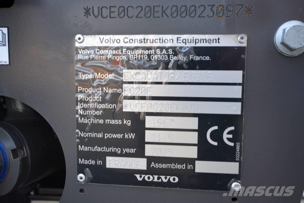 Volvo EC 20 E Mini Excavators <7t (Mini Diggers)