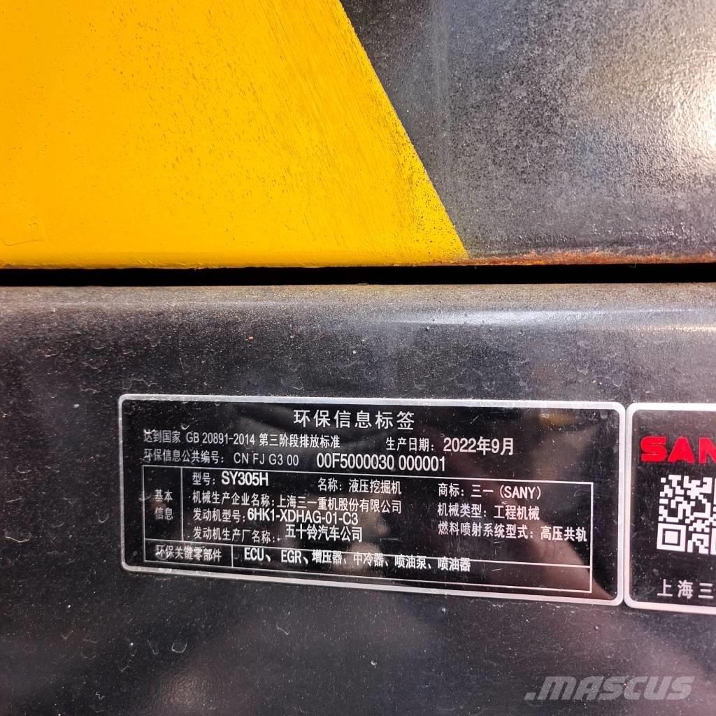 Sany SY 305 H Crawler Excavators